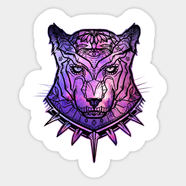 Black Panther Sky Sticker by LivMat